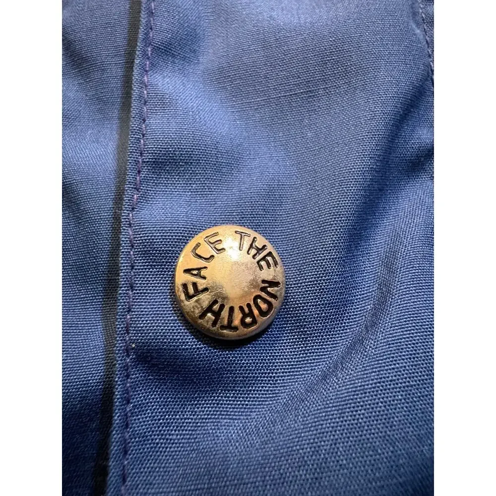 VTG The North Face Made In USA Brown Label Winter Jacket Mens Size Large Blue